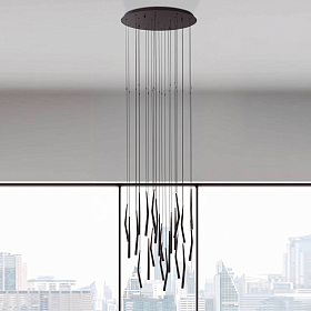 9377+9240 (24L) Подвесная люстра BOOMERANG