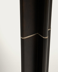 Торшер Niani из каучукового дерева с темной отделкой