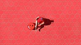 Уличный столик-табурет Lipstick