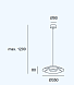 Подвесной светильник Noway Small 00-8392-DN-05