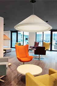 Белый подвесной светильник Hue In ø130