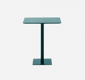 Высокий стол Flat с квадратным основанием 48x48cm (высота 103см) 70x70cm