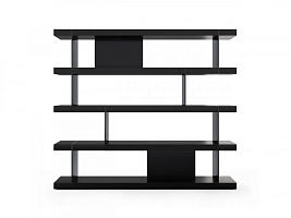 Книжный стеллаж WILLIS 2 Black gloss