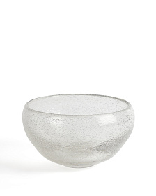 Ваза Sirau из прозрачного стекла, диаметр 29,8 см