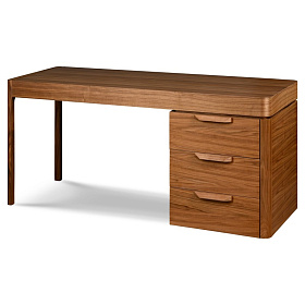 Письменный стол RONDA отделка шпон ореха F