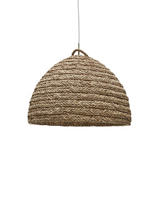 Абажур Fonteta из натурального волокна с натуральной отделкой, 60 см