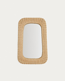 Зеркало из ротанга Zilna 38 x 59 см