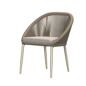 RODONA Стул обеденный BEIGE-WHITE WASH