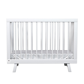 Кроватка для новорожденного Lillaland - модель Lilla Aria (НИК23)белая