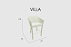 Барный стул Villa OFF WHITE MUSHROOM