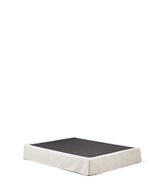 Основание кровати Jaira со съемным чехлом из белого шенилла для матраса 160 х 200 см