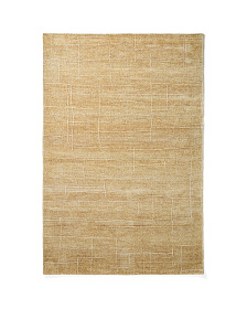 Ковер Eloda из шерсти и вискозы горчичного цвета, 160 x 230 см