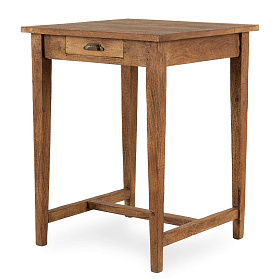 Стол квадратный Nopi 70x70 с ящиком