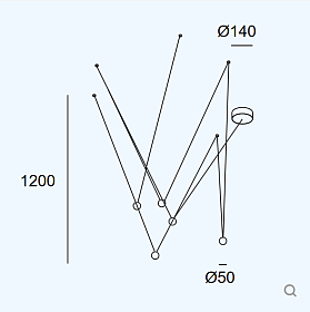 Подвес Punto Single Surface 00-A233-05-05