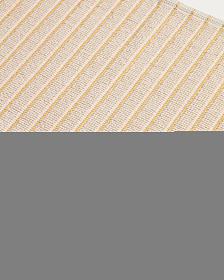 Хлопковый коврик для ванной Merade с желтыми полосками, 50 x 80 см