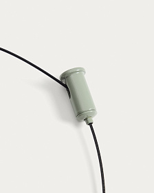 Портативный потолочный светильник Porte из светло-зеленого алюминия Ø 16 см