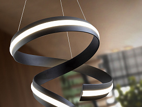 Amara Люстра вертикальная черный матовый