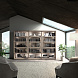 Шкаф книжный City CTMD31 с подстветкой