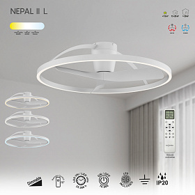 9485 Люстра потолочная-вентилятор NEPAL II