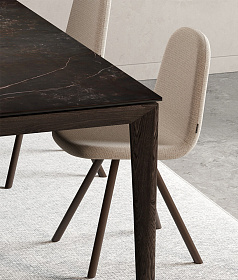 Раздвижной обеденный стол Ilex керамика 160(220)x90