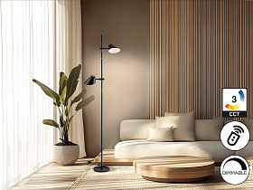 Esino Торшер 2L черный