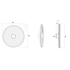 9442 Настенный светильник ACUSTIC