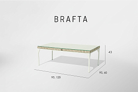 Журнальный столик Brafta SEASHELL 120х60