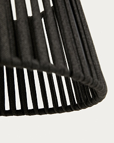 Абажур для подвесного светильника Aldet черный, Ø46 см