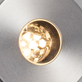 Встраиваемый светильник Grund LED 2Вт 2700K нерж.сталь