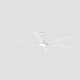 Потолочный вентилятор ROTTERDAM 25 XXL Ш2500MM белый 6P 32W LED 3000K