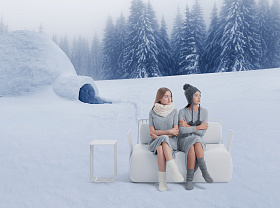 Уличный приставной столик Grill