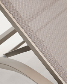 Шезлонг Capraia из коричневого алюминия