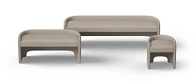 FLOW Скамейка мягкая 2-местная FLOBA122