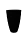 Кашпо Vases Nano матовое черное Ø14x28