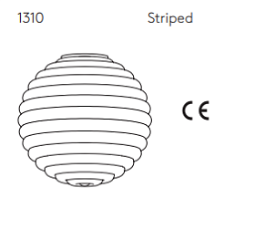 Плафон 1310 Striped