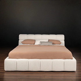 Кровать с подъемным механизмом Wanda 180*200 ткань кат. 5 Loop 2 cream