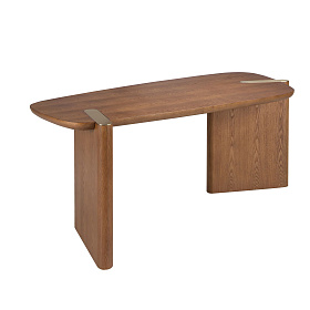 Письменный стол 3301 из светлого орехового шпона