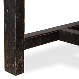 Черный стол ваби-саби Leyla 240x100