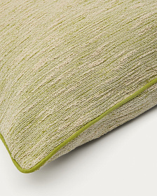 Чехол для подушки  Brisella из жаккарда зелёного цвета 45 x 45 см