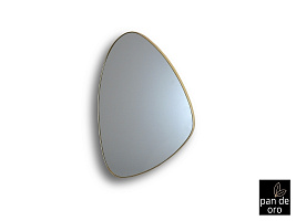 Зеркало треугольное Orio 84х55 золото