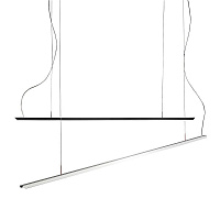 Подвесной светильник Lineal 158 cm матовый никель