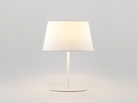 Настольная лампа Tex белая / бело-золотой абажур 76061