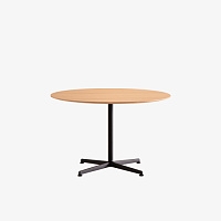 Обеденный стол Elix высотой 75 см с круглой столешницей из дуба Ø120cm