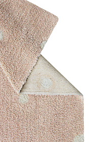 Ковер Горошек розовый 100*150