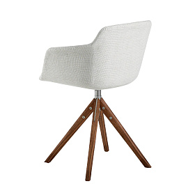 Поворотное офисное кресло DC S084A /4059 орех