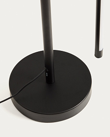 Напольный светильник Bow из черного алюминия