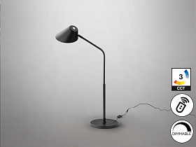 Esino Настольная лампа1L черная