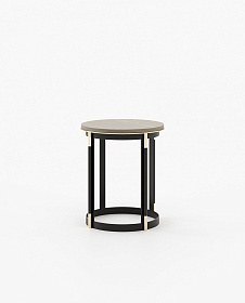 Приставной столик Lyssa Ø47 дерево