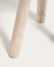 Приставной столик Glenda из массива тика Ø 35 см