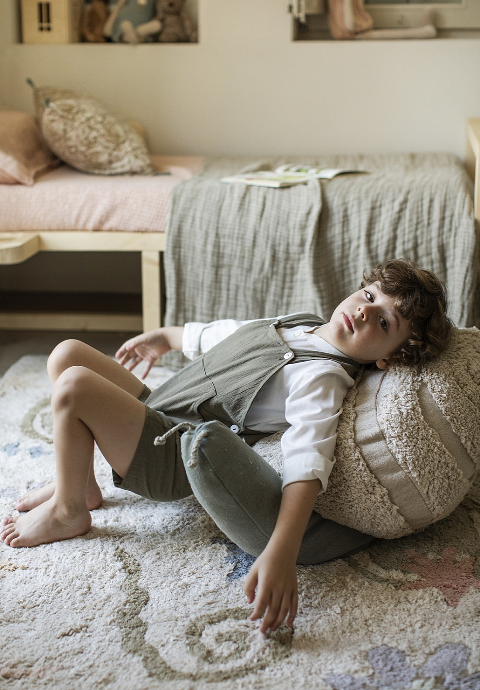 Подушка-пуф Мистер Улитка 35*95*45